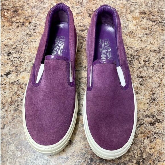SALVATORE FERRAGAMO Slip-On Sneakers 7 - Picture 2 of 14